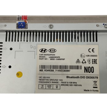 Recambio de sistema navegacion gps para hyundai i30 fastback tecno referencia OEM IAM 96550G4000PMP LAN6020EHPD 