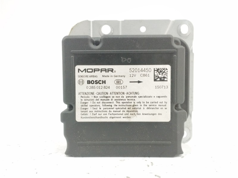 Recambio de centralita airbag para fiat doblo ii (152) 1.6 jtdm 16v referencia OEM IAM 52014450 0285012824 Recambio de centralita airbag para fiat doblo ii (152) 1.6 jtdm 16v referencia OEM IAM 52014450 0285012824