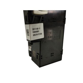 Recambio de mando elevalunas delantero izquierdo para hyundai elantra (ad)(2016) 1.6 cat referencia OEM IAM 93570F2100  