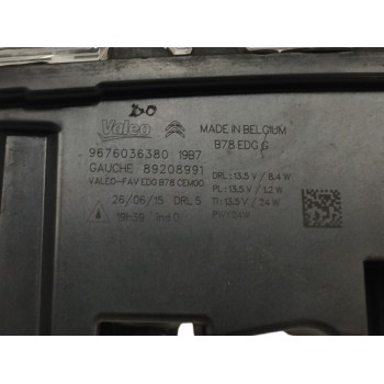 Recambio de piloto delantero izquierdo para citroën c4 picasso 1.6 blue-hdi fap referencia OEM IAM 9676036380  