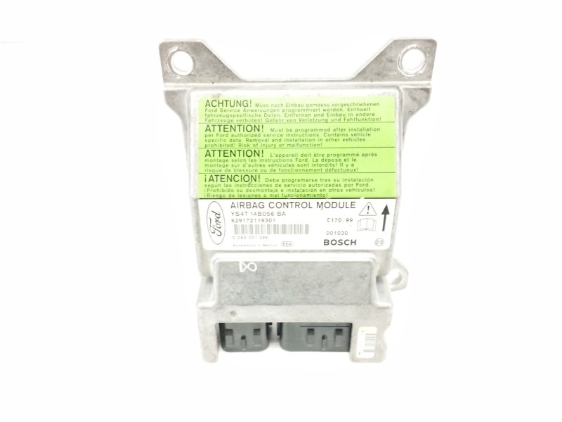 Recambio de centralita airbag para ford focus berlina (cak) 1.8 tddi turbodiesel cat referencia OEM IAM YS4T14B056BA 0285001396 