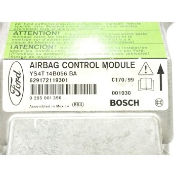 Recambio de centralita airbag para ford focus berlina (cak) 1.8 tddi turbodiesel cat referencia OEM IAM YS4T14B056BA 0285001396 