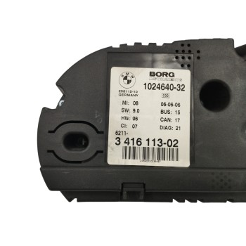 Recambio de cuadro instrumentos para bmw x3 (e83) 2.0 16v diesel cat referencia OEM IAM 62113416113  