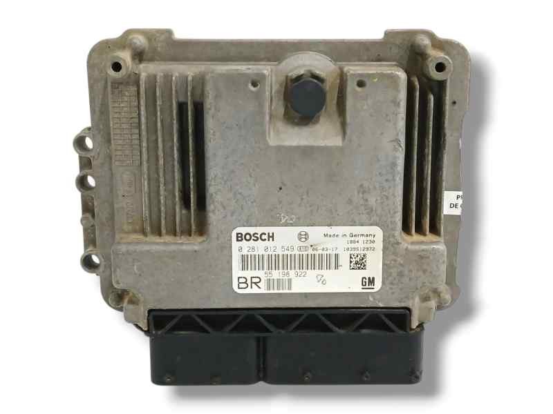 Recambio de centralita motor uce para opel zafira b 1.9 cdti referencia OEM IAM 55198922 0281012549 