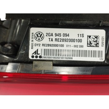 Recambio de piloto trasero derecho interior para volkswagen t-roc 2.0 tdi referencia OEM IAM 2GA945094  