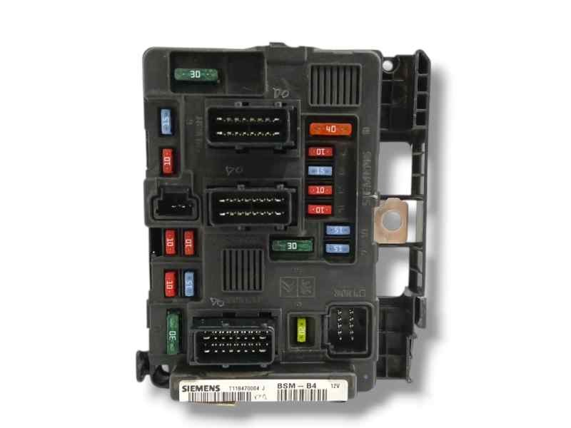 Recambio de caja reles / fusibles para citroën c3 1.4 hdi referencia OEM IAM 9643498780 T118470004J 