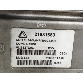 Recambio de centralita motor uce para microcar m.go bc (da) referencia OEM IAM 21931680 7160017501 