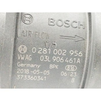 Recambio de caudalimetro para seat leon st (5f8) 2.0 tdi referencia OEM IAM 03L906461A 0281002956 