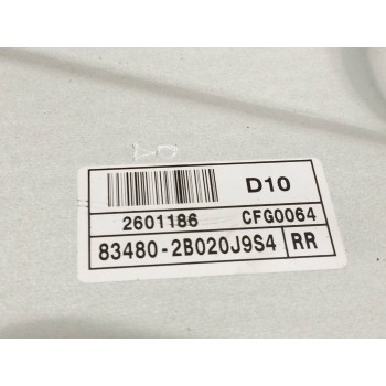 Recambio de elevalunas trasero derecho para hyundai santa fe (bm) 2.2 crdi cat referencia OEM IAM 834802B020J9S4  