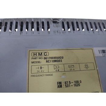 Recambio de sistema audio / radio cd para hyundai h350 kasten 2.5 crdi cat referencia OEM IAM 9617059550 AC110MDEE 