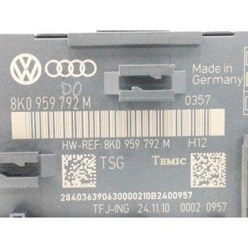 Recambio de modulo electronico para audi q5 (8r) 2.0 16v tdi referencia OEM IAM 8K0959792M CONTROL DE PUERTA 