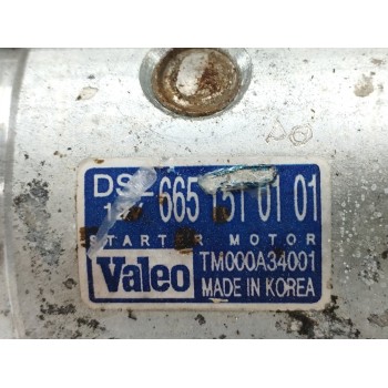 Recambio de motor arranque para ssangyong kyron 2.0 referencia OEM IAM 6651510101 TM000A34001 