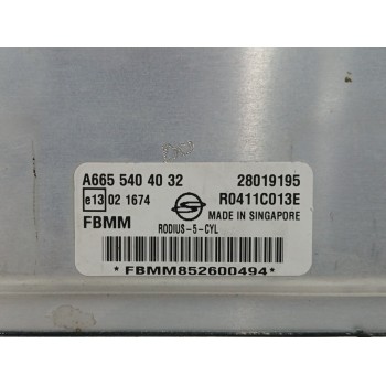 Recambio de centralita motor uce para ssangyong rodius xdi referencia OEM IAM A6655404032  