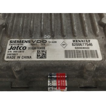Recambio de centralita cambio automatico para renault scenic ii 2.0 dci diesel cat referencia OEM IAM 8200677546 5WP22281AA 