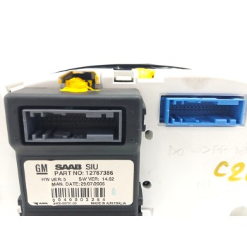 Recambio de cuadro instrumentos para saab 9-5 (ys3e) 1.9 tid referencia OEM IAM 12767384 69295590T 12767386