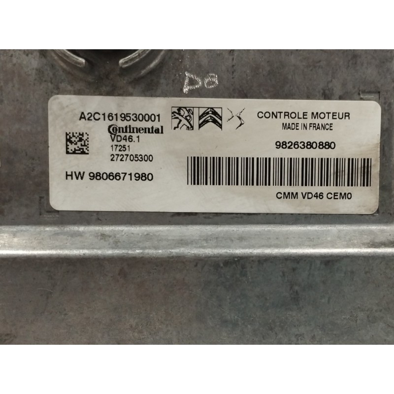 CENTRALITA MOTOR UCE A2C1619530001