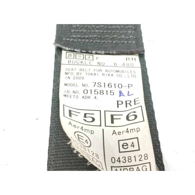 CINTURON SEGURIDAD DELANTERO DERECHO