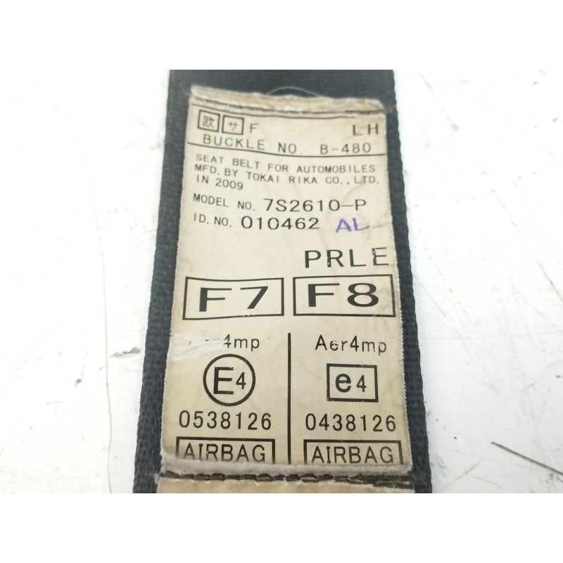 CINTURON SEGURIDAD DELANTERO IZQUIERDO