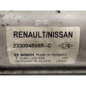 Recambio de motor arranque para nissan pulsar hatchback (c13) 1.5 dci referencia OEM IAM 233004868R 0001170629 