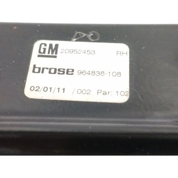 Recambio de elevalunas delantero derecho para opel insignia berlina 2.0 16v cdti referencia OEM IAM 20952453 964838108 966432103
