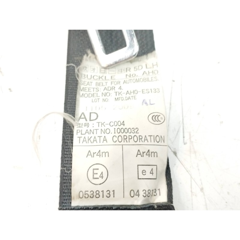 CINTURON SEGURIDAD TRASERO IZQUIERDO