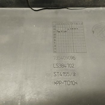 Recambio de paragolpes delantero para fiat grande punto (199_) 1.3 d multijet referencia OEM IAM 735409096  