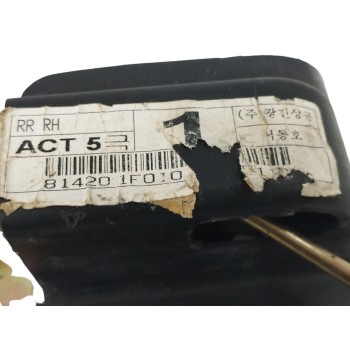 Recambio de cerradura puerta trasera derecha para kia sportage 2.7 cat referencia OEM IAM 814201F010  