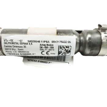 Recambio de airbag cortina delantero izquierdo para opel mokka 1.2 (76) referencia OEM IAM 9843175680  