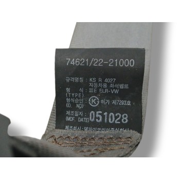 Recambio de cinturon seguridad delantero derecho para ssangyong rodius xdi referencia OEM IAM 7462221001  