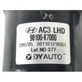 Recambio de motor limpia delantero para hyundai i10 (ac3) 1.2 16v cat referencia OEM IAM 98100K7000  