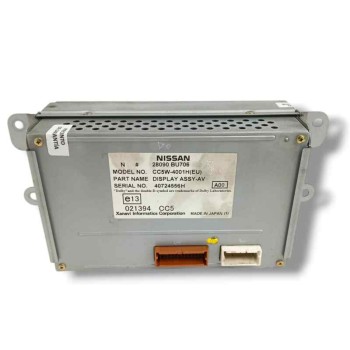 Recambio de pantalla multifuncion para nissan almera tino (v10) 2.2 dci referencia OEM IAM 28090BU706 CC5W4001H 40724556H
