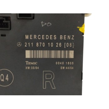 Recambio de modulo electronico para mercedes-benz clase e (w211) berlina 3.5 v6 cat referencia OEM IAM 2118701026  
