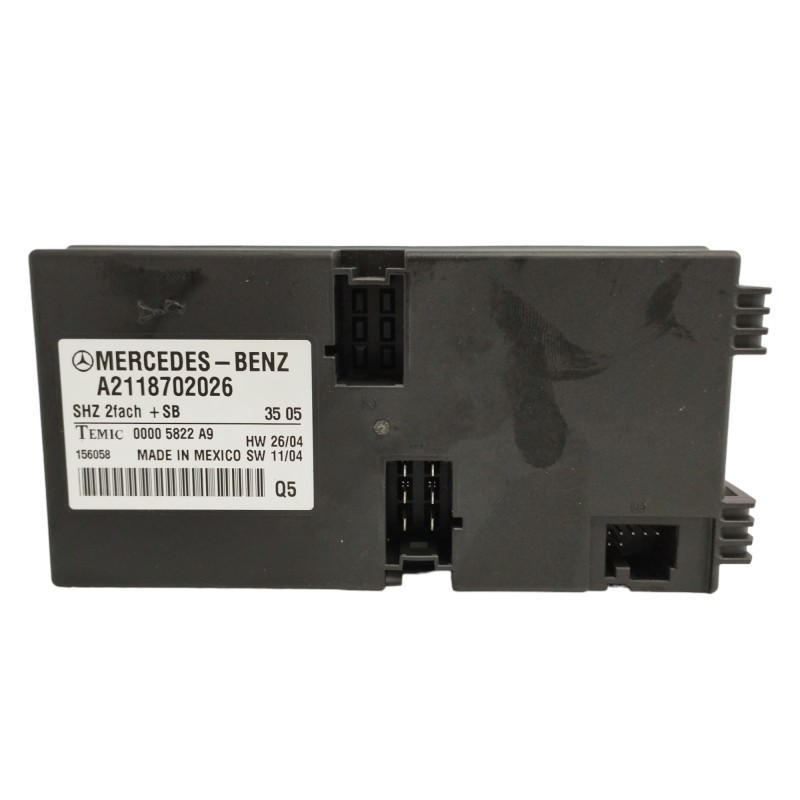 Recambio de modulo electronico para mercedes-benz clase e (w211) berlina 3.5 v6 cat referencia OEM IAM A2118702026  