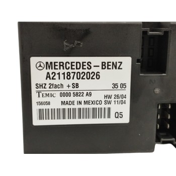 Recambio de modulo electronico para mercedes-benz clase e (w211) berlina 3.5 v6 cat referencia OEM IAM A2118702026  