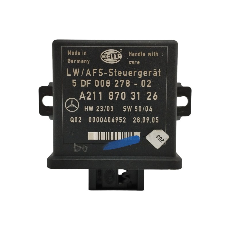 Recambio de modulo electronico para mercedes-benz clase e (w211) berlina 3.5 v6 cat referencia OEM IAM A2118703126 5DF008278 