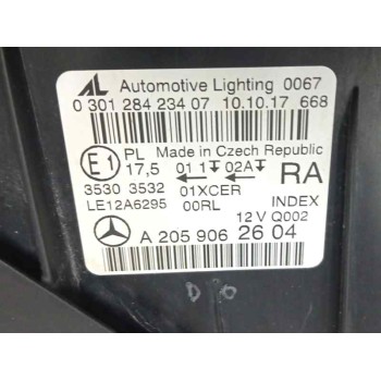Recambio de faro derecho para mercedes-benz clase c coupé (c205) c 180 (205.340) referencia OEM IAM A2059062604  030128423407