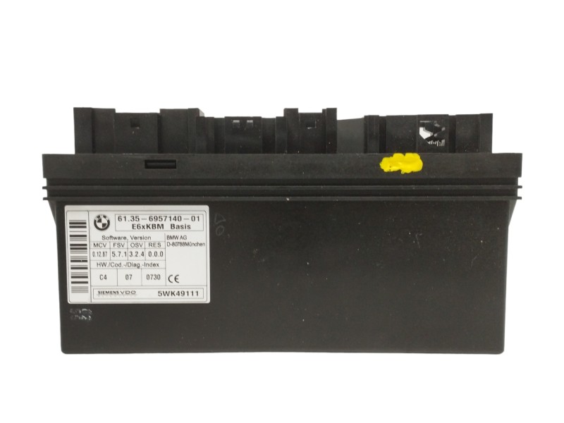 Recambio de modulo electronico para bmw serie 6 cabrio (e64) 3.0 cat (n52) referencia OEM IAM 61356957140 5WK49111 Recambio de modulo electronico para bmw serie 6 cabrio (e64) 3.0 cat (n52) referencia OEM IAM 61356957140 5WK49111