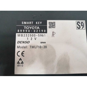 Recambio de modulo electronico para toyota auris touring sports (e18) 1.8 16v cat (híbrido) referencia OEM IAM 8999002190 MB2325