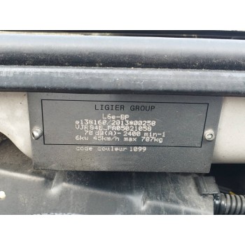 Recambio de carroceria corte para microcar due 84 / l / pa referencia OEM IAM   