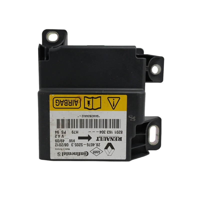 Recambio de centralita airbag para dacia duster (hs_) 1.6 16v referencia OEM IAM 8201163304  