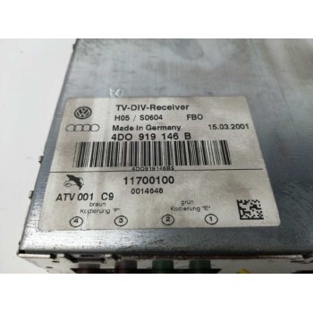 Recambio de sistema audio / radio cd para audi a8 (d2) 4.2 quattro referencia OEM IAM 4D0919146B RECEPTOR TV 