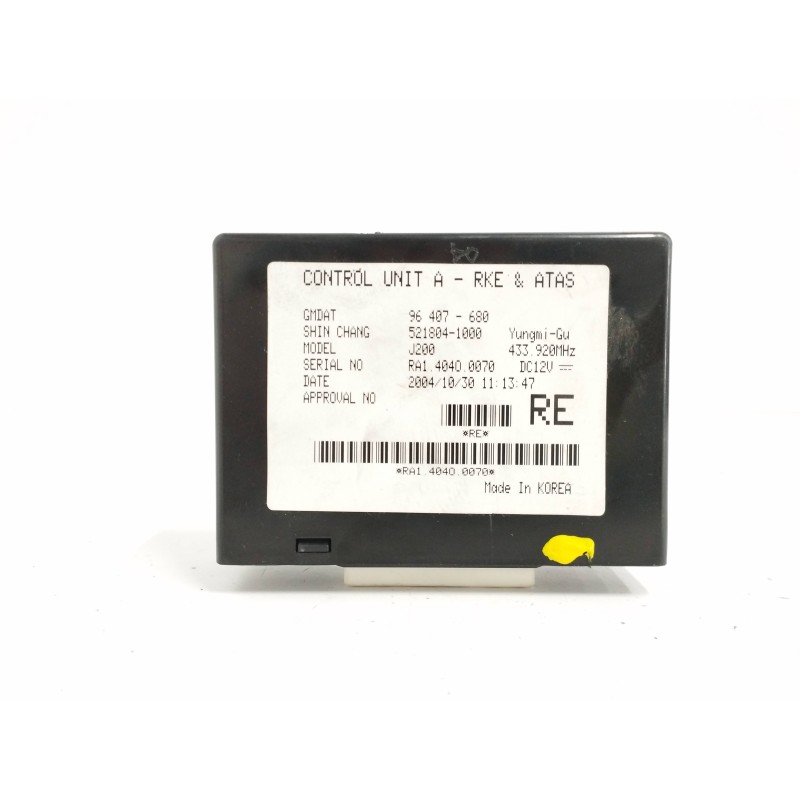 Recambio de modulo electronico para chevrolet nubira berlina 1.6 cat referencia OEM IAM 96407680  