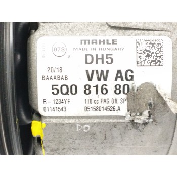 Recambio de compresor aire acondicionado para seat leon st (5f8) 2.0 tdi referencia OEM IAM 5Q0816803  
