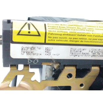 Recambio de cinturon seguridad delantero izquierdo para fiat stilo (192) 1.9 jtd cat referencia OEM IAM 33019721A  