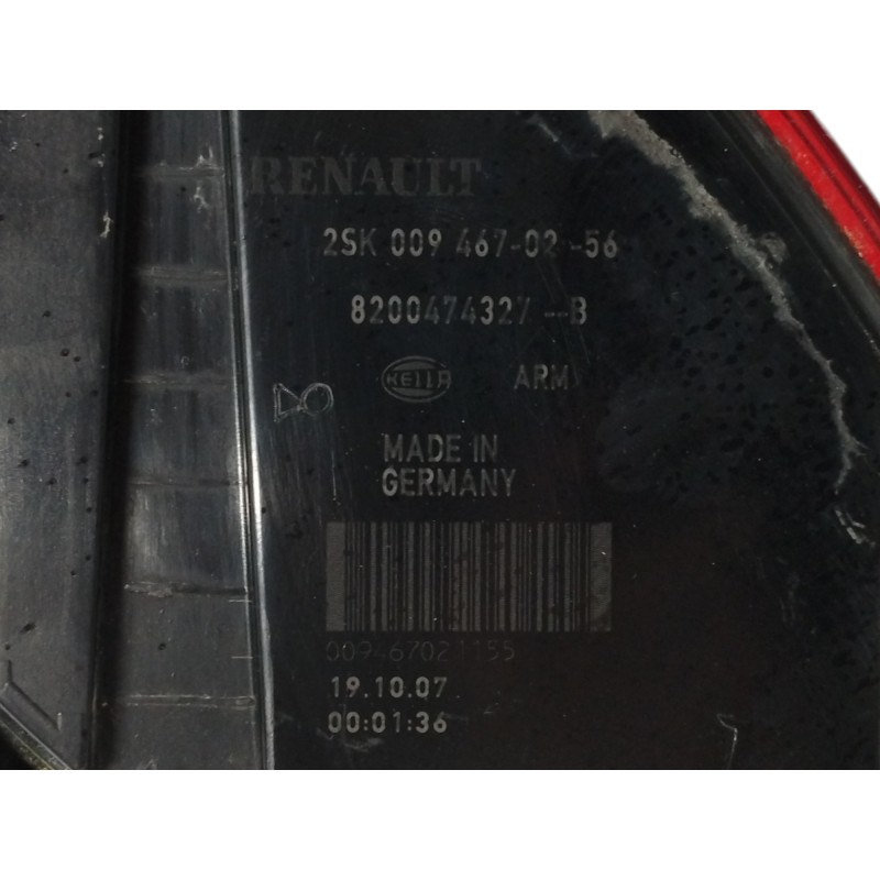 PILOTO TRASERO DERECHO 2SK009467