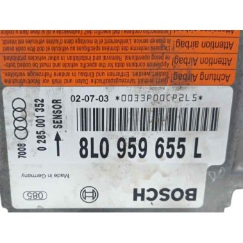 Recambio de centralita airbag para audi a3 (8l) 1.9 tdi referencia OEM IAM 8L0959655L 0285001352 