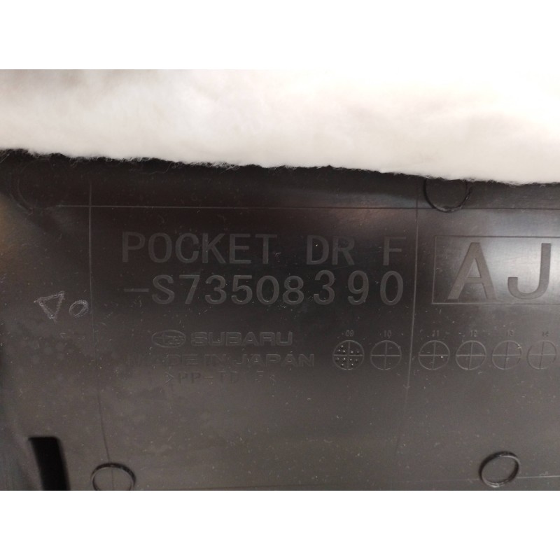 GUARNECIDO PUERTA DELANTERA DERECHA NEGRO