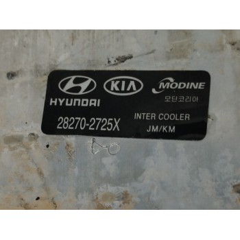 Recambio de intercooler para hyundai tucson (jm) 2.0 crdi referencia OEM IAM 282702725X  