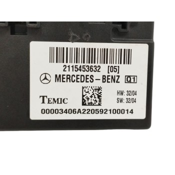 Recambio de modulo electronico para mercedes-benz clase e (w211) berlina 3.5 v6 cat referencia OEM IAM 2115453632  