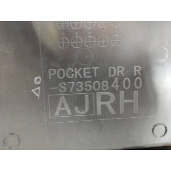 Recambio de guarnecido puerta trasera derecha para subaru legacy v (bm) 2.0 d awd (bmd) referencia OEM IAM S73508400 NEGRO 